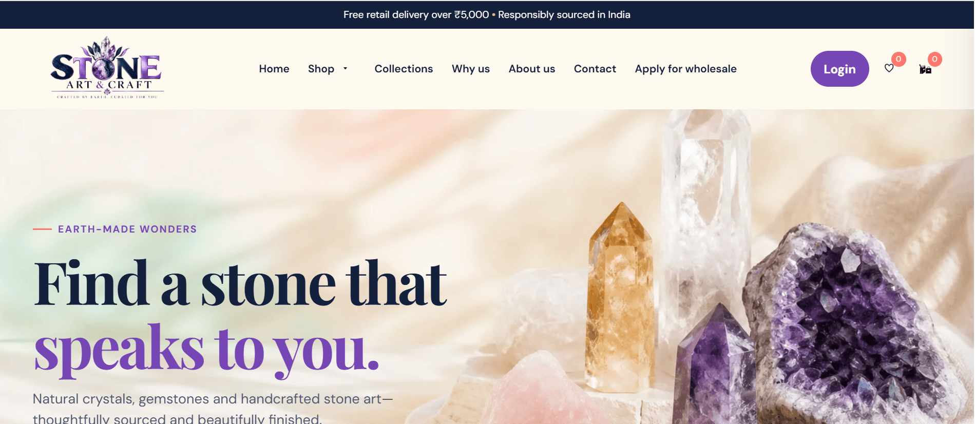 Stone Art and Craft